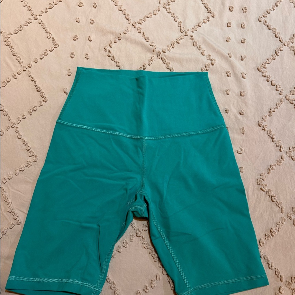 lululemon athletica Teal Bike Shorts